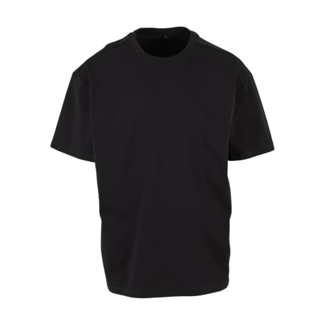 Build Your Brand Mens Cotton Loose T-Shirt in Black Size: Small Black Male S