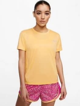 Nike Running Miler Tee - Topaz Gold