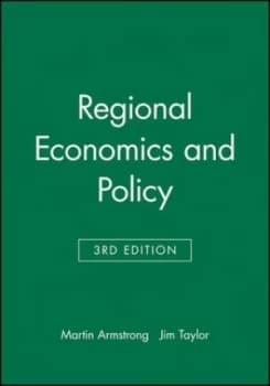 Regional Economics and Policy by Martin Armstrong Paperback