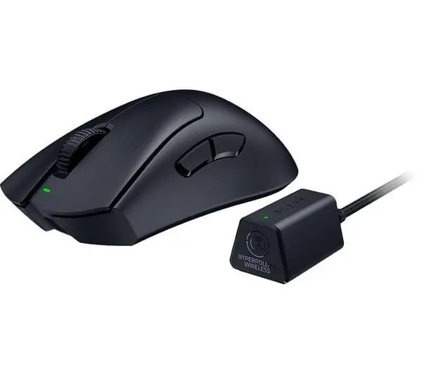 RAZER DeathAdder V3 Pro Wireless Optical Gaming Mouse - Smooth-Touch, Black 8886419334286