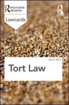 Tort Law by Routledge Paperback