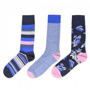 Ted Baker Socks 3 Pack - ASSORTED