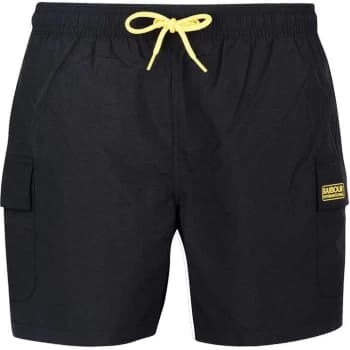 Barbour International Cargo Swim Shorts - Black