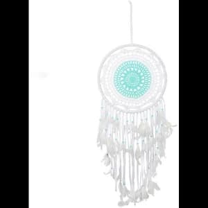 Blue & White (Pack of 4) Crochet Dreamcatcher