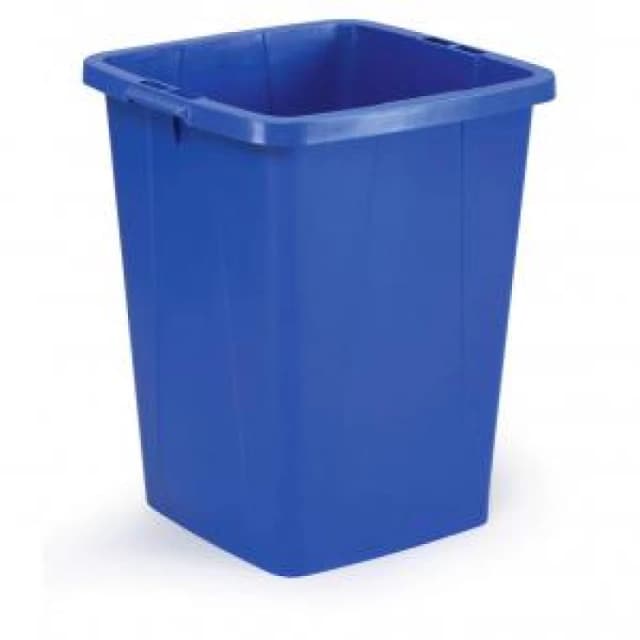 Durable DURABIN 90L Square - Food & Freezer Safe Waste Recycling Bin - Blue Blue unisex