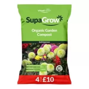 SupaGrow Organic Garden Compost 50 Litre