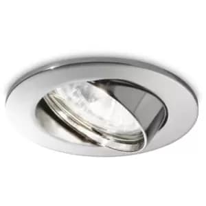 1 Light Tiltable Recessed Spotlight (3 Pack) Chrome, GU10 - Ideal Lux
