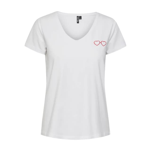 Pieces Womens T-Shirt Pieces New Billy KAC FC Blanc Female M