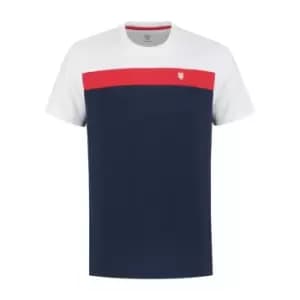 104229-989 HERITAGE SPORT TEE CLASSIC NAVY / RED / White - 2XS