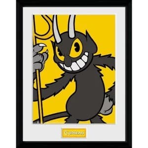 Cuphead The Devil Framed Collector Print
