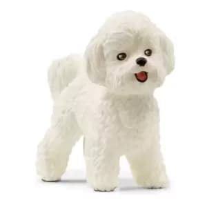 Schleich Farm World Bichon Frise Toy Figure, 3 To 8 Years, White (13963)