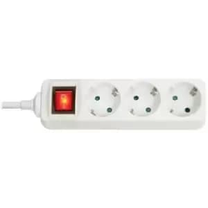 LINDY 73101 Power strip (+ switch) 3x White PG connector