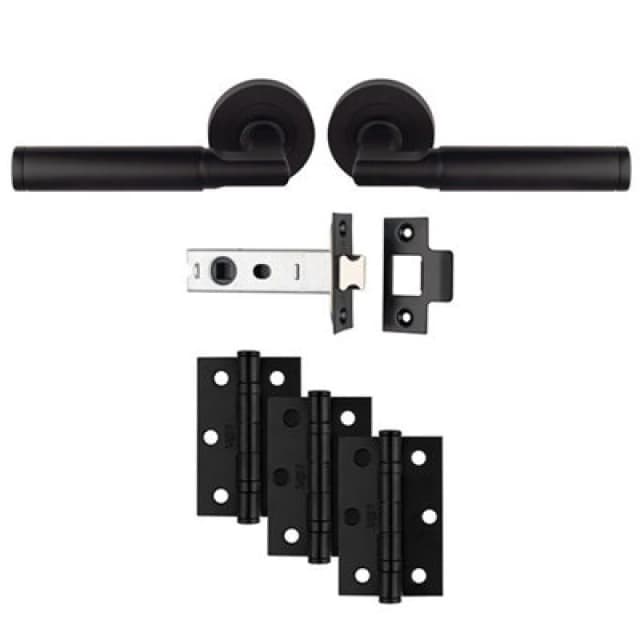 CARLISLE BRASS Carlisle Brass Belas Latch Pack Ultimate Door Pack Matt Black UDP006MB/INTB