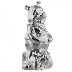 Disney Winnie The Pooh Silver Plated Money Bank