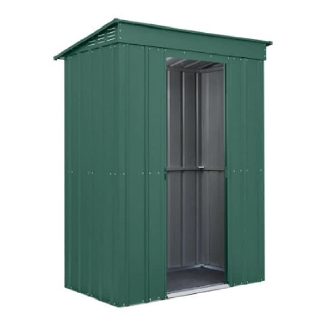 Mercia Globel 5 x 3 Pent Green Metal Shed, Green ESDXL20MET220