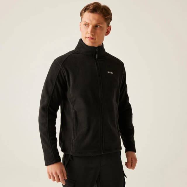 Regatta 'Hedman II' Heavyweight Full Zip Fleece Jet Black