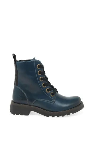 Fly London 'Ragi' Military Style Boots Royal