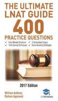 The Ultimate Lnat Guide 400 Practice Questions by William Anthony Book