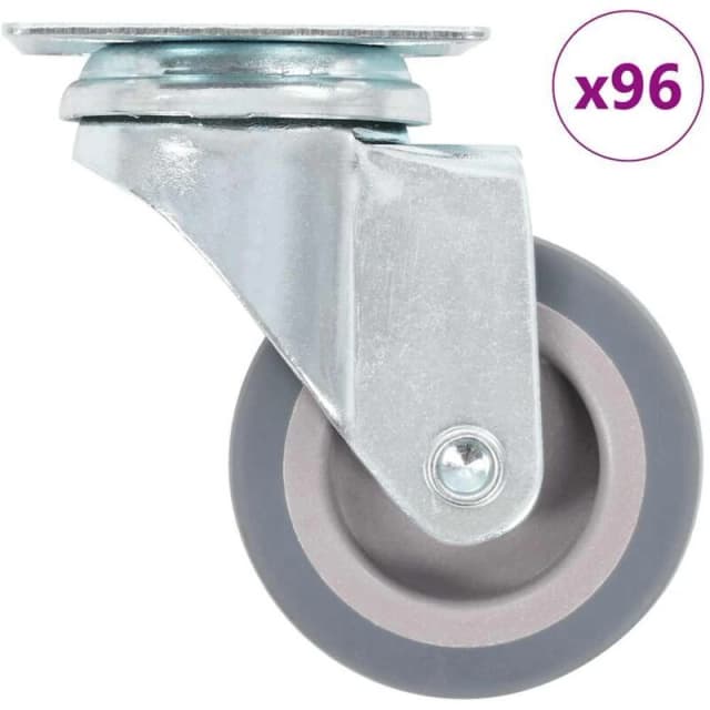 VIDAXL 96 pcs Swivel Casters 50 mm Vidaxl 8719883716978