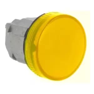 Pilot Light, Head Only, Yellow Integral LED
