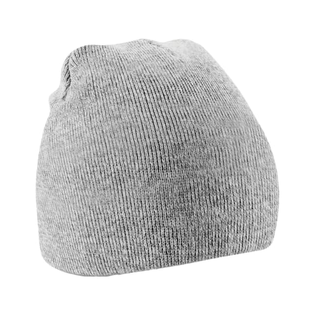 Beechfield Beechfield Men Orginal Pull-On Beanie in Grey Grey One Size Male 5063527388094