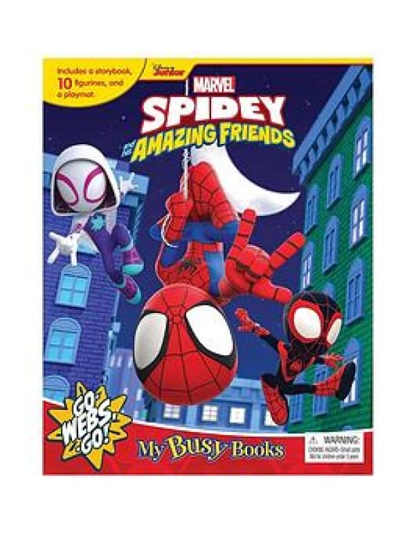 Spidey And His Amazing Friends My Busy Book One Colour W93A1 Unisex