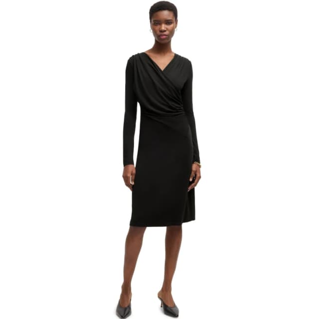 Boss Womens Eular Short Sleeve Polo Shirt Black female 8 (S)