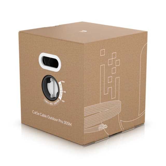 Ubiquiti UACC-CABLE-C5E-OUTDOOR-PRO-305M-W networking cable White Cat5