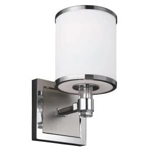1 Light Indoor Wall Light Satin Nickel, Chrome, Chrome, E27