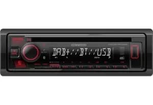 JVC Kenwood KDC-BT450DAB - Black - 1 DIN - 50 W - 4.0 channels -...