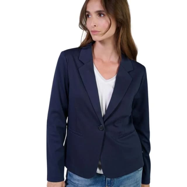 Le Temps des cerises Womens jacket Le Temps des cerises Oscar Bleu Female L