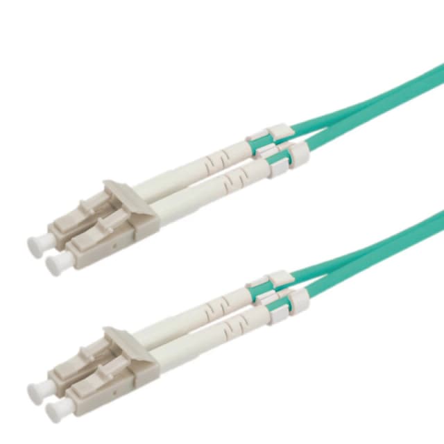 VALUE Fibre Optic Jumper Cable. 50/125µm. LC/LC. OM3. turquoise 5 m