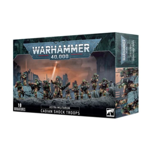 Games Workshop Astra Militarum: Cadian Shock Troops 9Th Edition - Brand New And Sealed