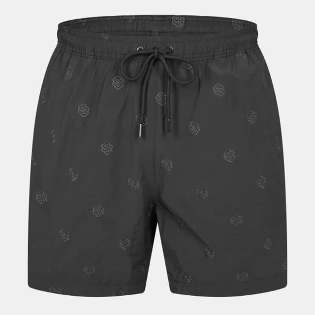 Boss Mens Jean 01 Denim-Inspired Quick-Drying Swim Shorts Black 001 male S