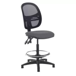 Dams MTO Jota Mesh Back Draughtsmans Chair with No Arms - Panama Red