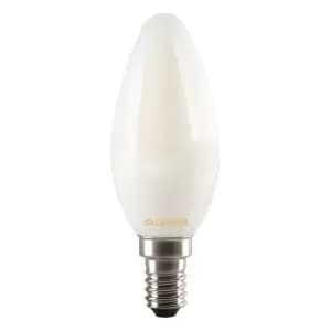 Sylvania 27287 Filament LED Candle Satin 400Lm E14