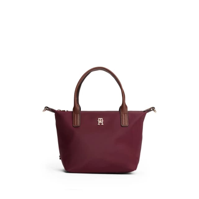Tommy Hilfiger Womens Popette Mini Tote Bags Deep Rouge female One Size