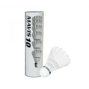 Yonex Mavis 10 Shuttles - Tube of 6 - White