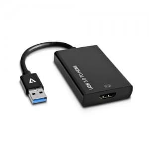 V7 V7U3.0HDMI-BLK USB graphics adapter Black