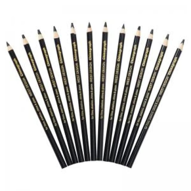 West Design Chinagraph Marking Pencil Black (12 Pack) RS525653