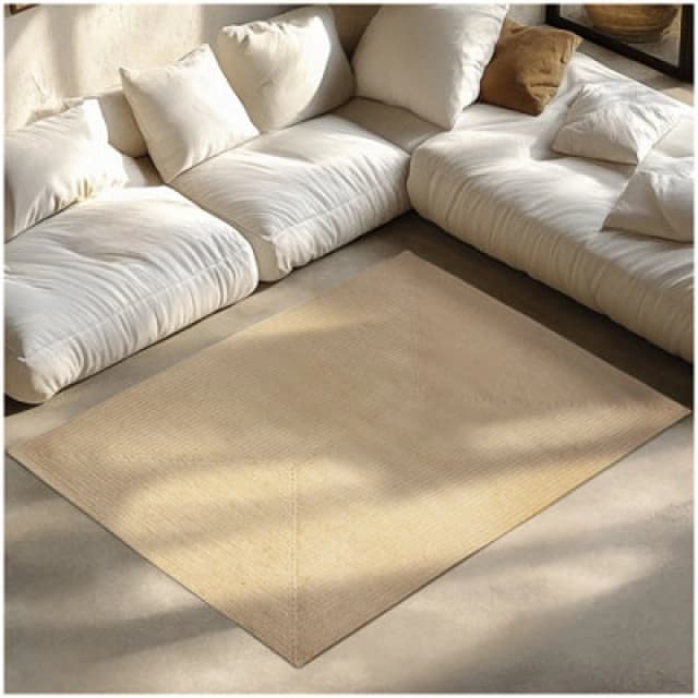 Tectake Rug - Made With Jute Blend, Boho Style, Durable And Easy-Care 120 X 170 Cm - Brown