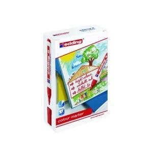 Edding 8 Colour Marker Bullet Tip Assorted Pack of 12 1414999