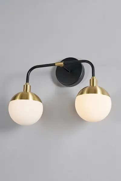 BHS Lighting Sadie Bathroom Wall Light Metallics