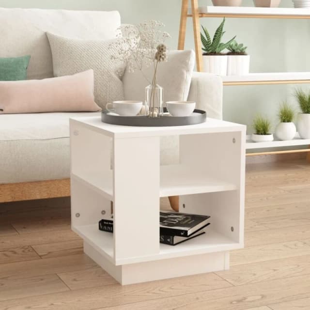 VIDAXL Coffee Table White 40x40x43cm Engineered Wood Vidaxl 8720286836293