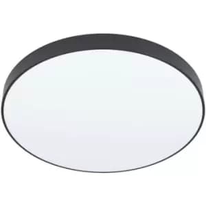Zubieta Integrated LED Panel Black cct, Remote Control Included - Eglo