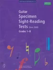Guitar Specimen Sight-Reading Tests, Grades 1-8