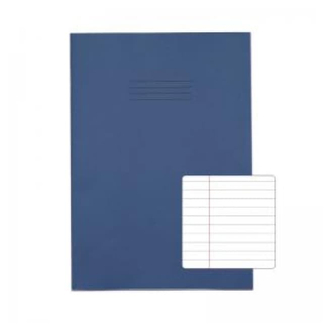 RHINO 13 x 9 A4 Oversized Exercise Book 80 Pages 40 Leaf Dark Blue VTSRVDU0802772