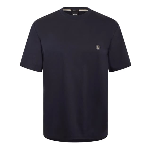 Boss Mens HBB C Taut Minimalist Design T-Shirt Dark Blue male Small