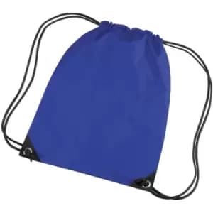 Premium Gymsac Water Resistant Bag (11 Litres) (One Size) (Bright Royal) - Bagbase