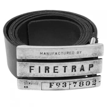 Firetrap Gate Belt Mens - Black